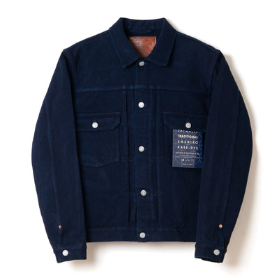 Studio D'Artisan "Kasezome" Indigo Sashiko Type 2 Selvedge Jacket - Okayama Denim