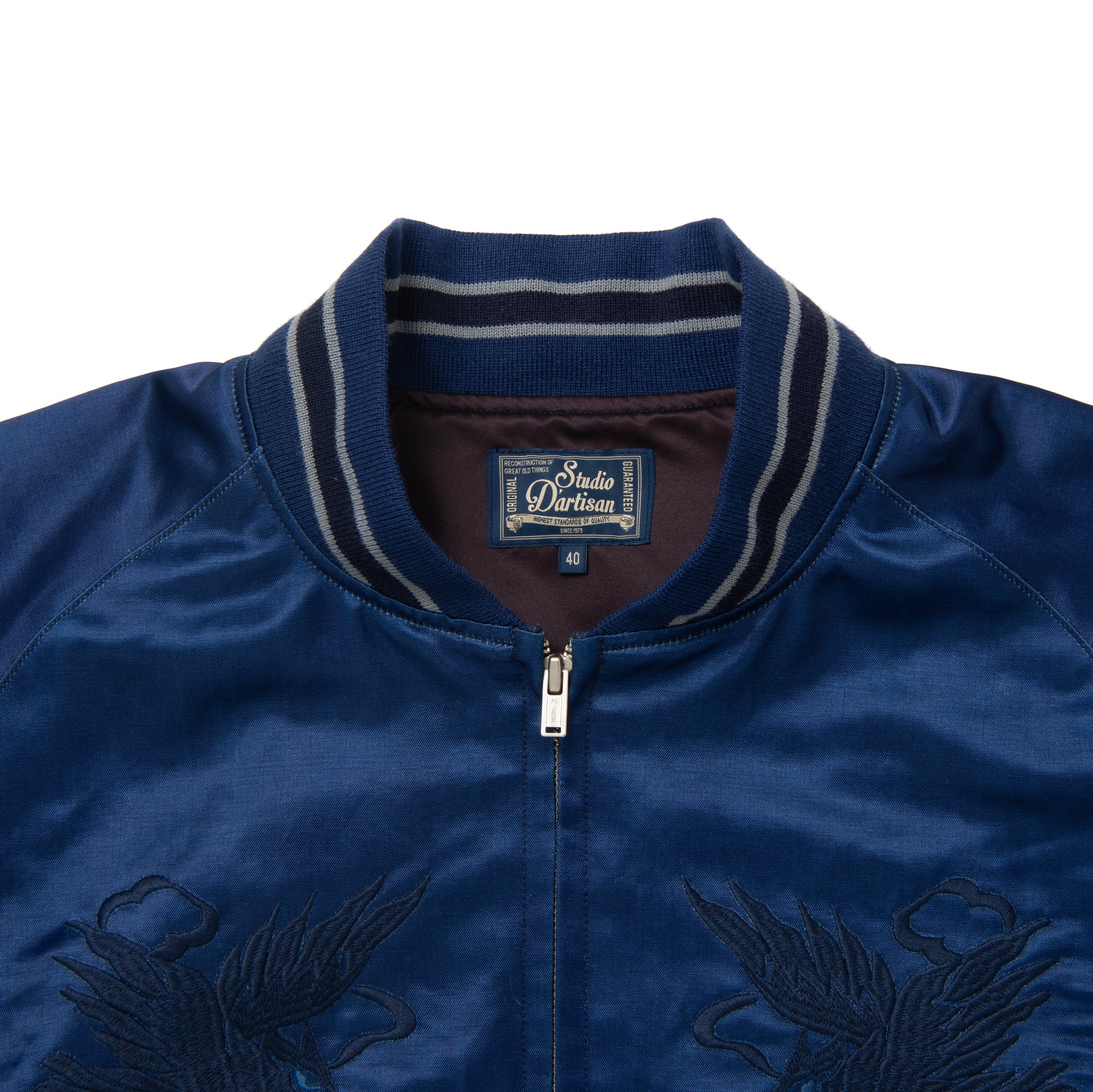 Studio D'Artisan Indigo Dyed Sukajan Jacket