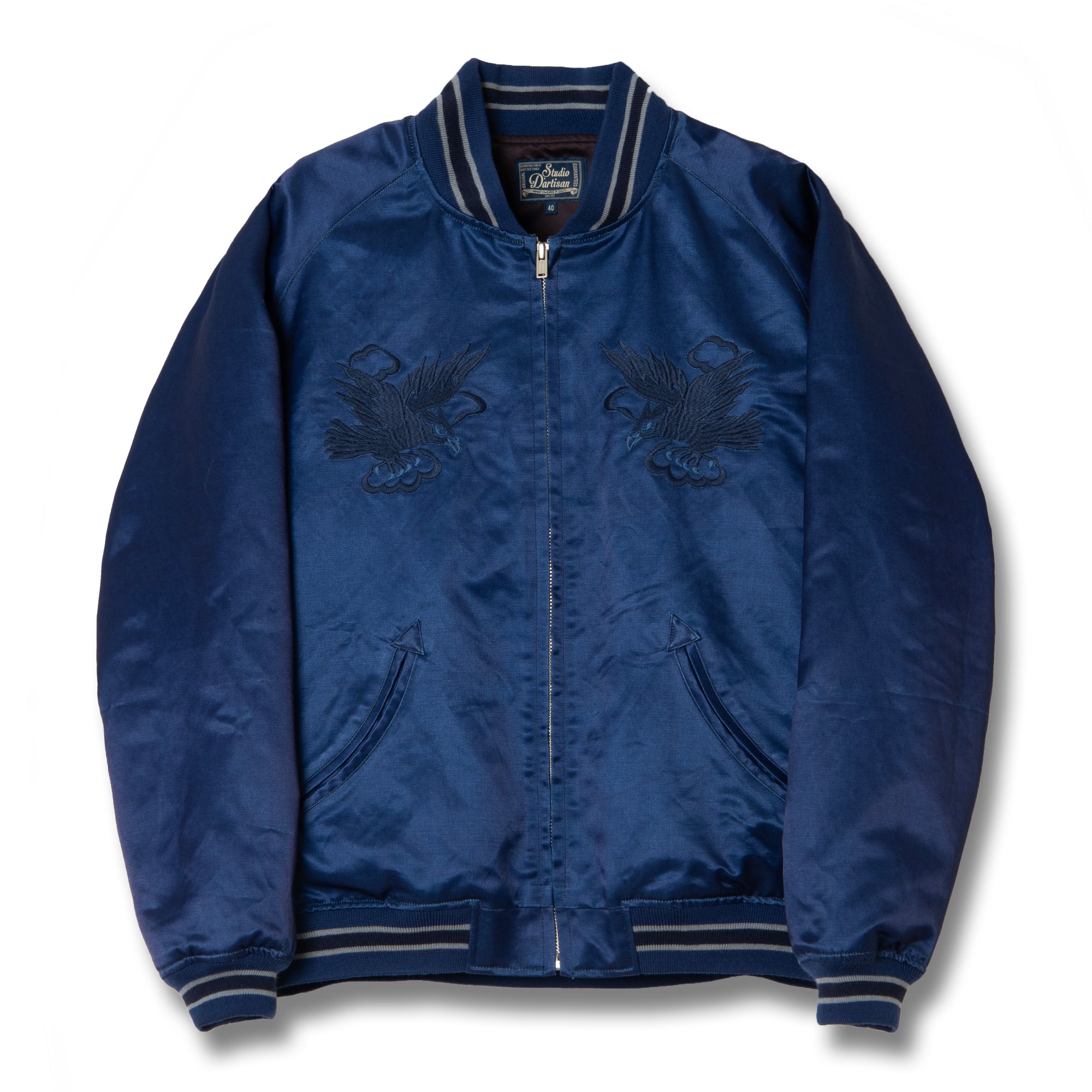 Studio D'Artisan Indigo Dyed Sukajan Jacket