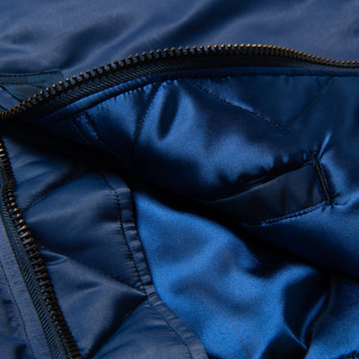 Studio D'Artisan Indigo MA-1 Flight Jacket