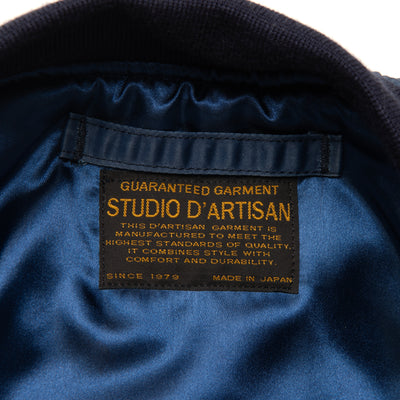 Studio D'Artisan Indigo MA-1 Flight Jacket