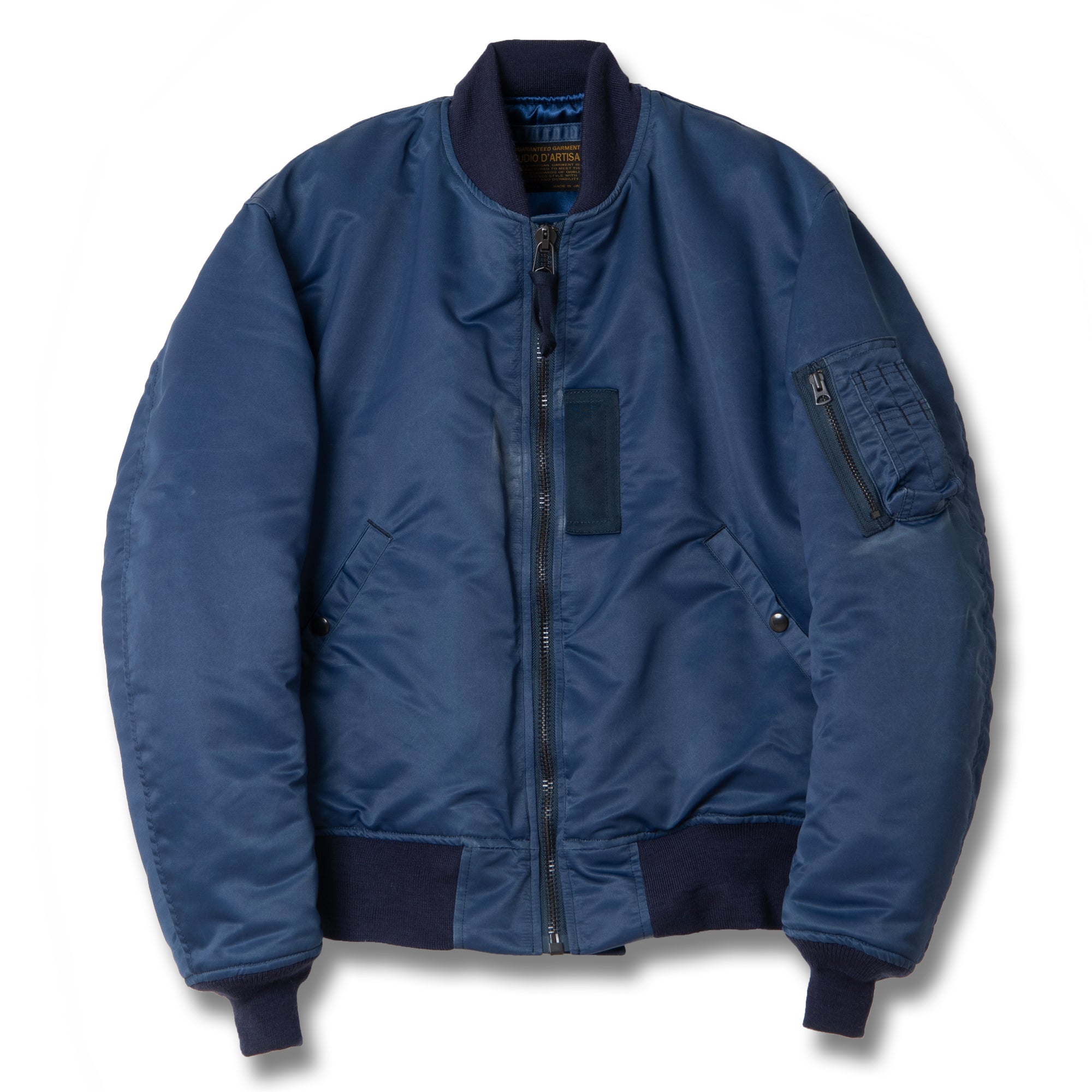 Studio D'Artisan Indigo MA-1 Flight Jacket