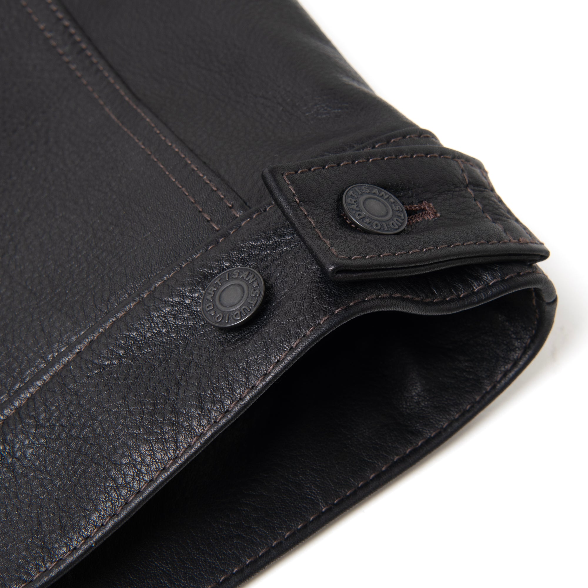 Studio D'Artisan Steer Oil Type II Leather Jacket - Okayama Denim