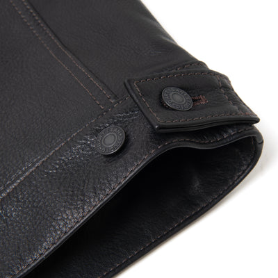 Studio D'Artisan Steer Oil Type II Leather Jacket - Okayama Denim
