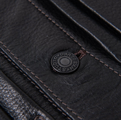 Studio D'Artisan Steer Oil Type II Leather Jacket - Okayama Denim
