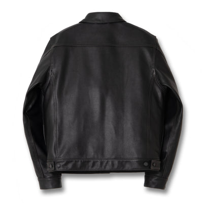Studio D'Artisan Steer Oil Type II Leather Jacket - Okayama Denim