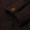 [Pre-Order] Studio D'Artisan "Amami Dorozome" Sashiko Coverall (Dark Brown)