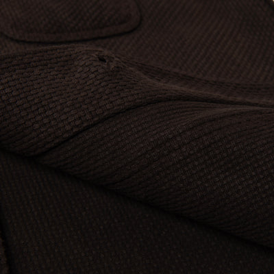 [Pre-Order] Studio D'Artisan "Amami Dorozome" Sashiko Coverall (Dark Brown)