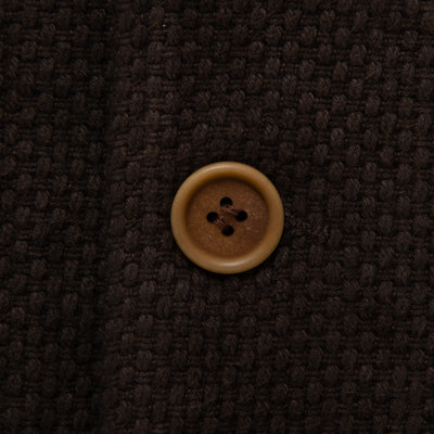 [Pre-Order] Studio D'Artisan "Amami Dorozome" Sashiko Coverall (Dark Brown)