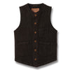 [Pre-Order] Studio D'Artisan "Amami Dorozome" Sashiko Vest (Dark Brown)