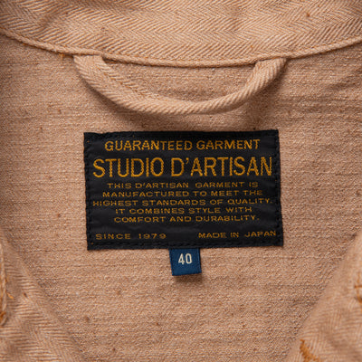 [Pre-Order] Studio D'Artisan "Fox Cotton" Herringbone Coverall
