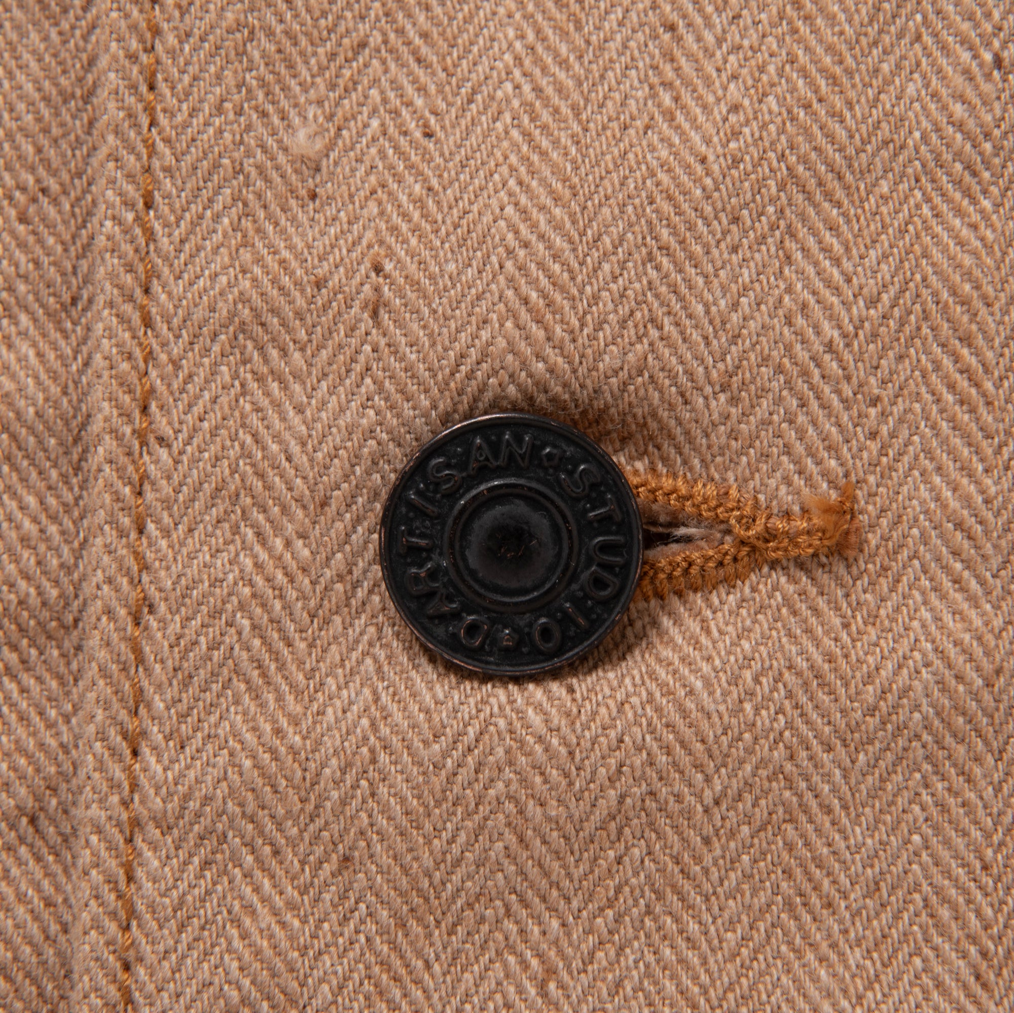 Studio D'Artisan "Fox Cotton" Herringbone Coverall - Okayama Denim