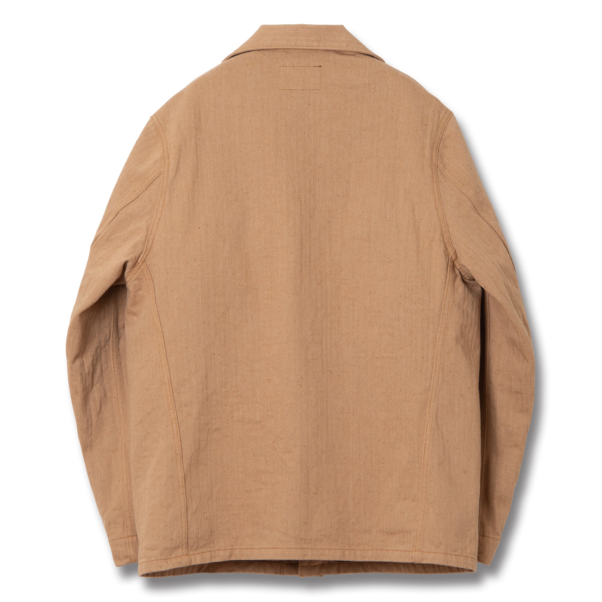 Studio D'Artisan "Fox Cotton" Herringbone Coverall - Okayama Denim