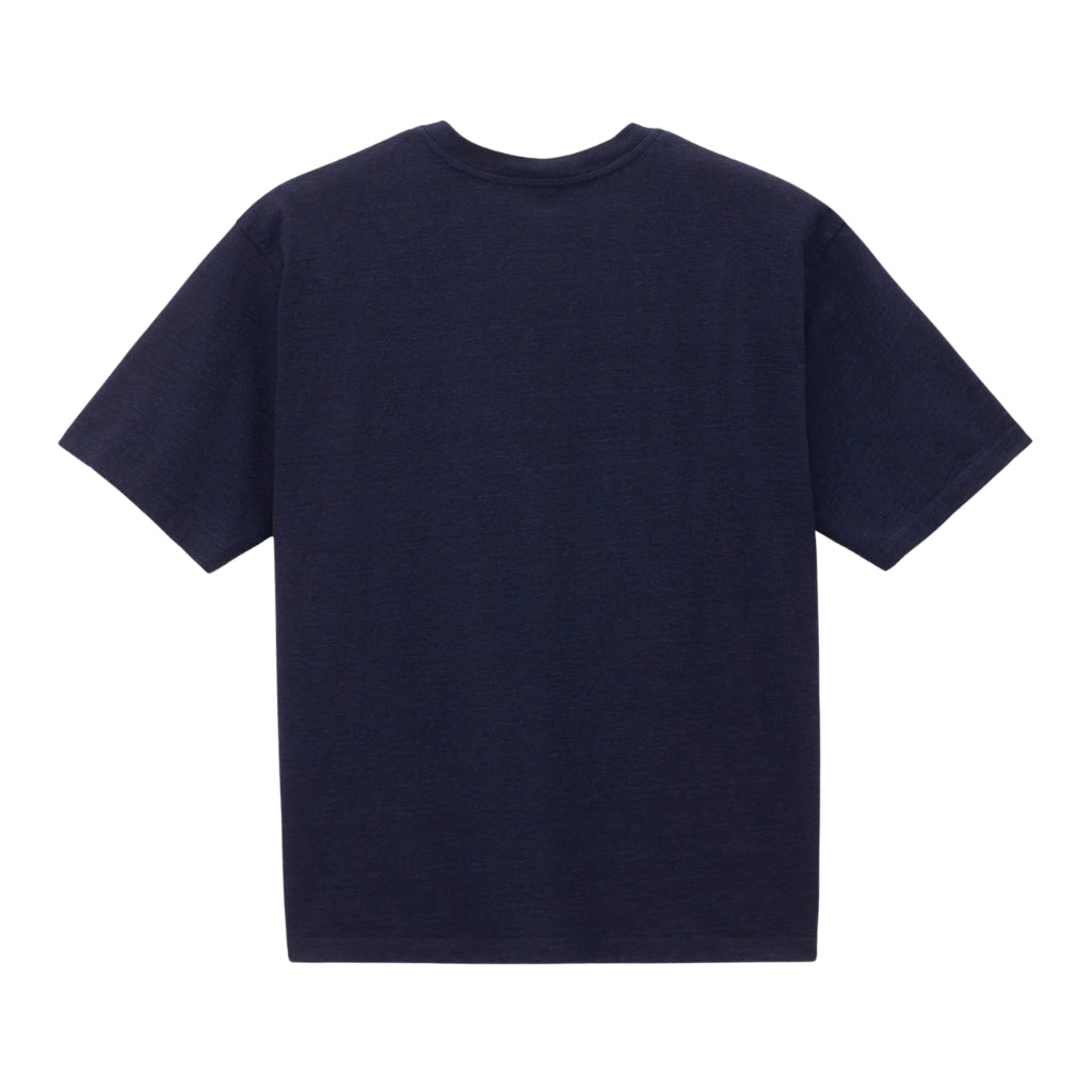 Momotaro 6.6oz. GTB Indigo Dyed Pocket Tee - Okayama Denim