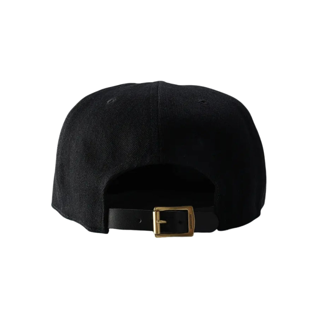 The Flat Head 12oz. Black Selvedge Denim Trucker Cap