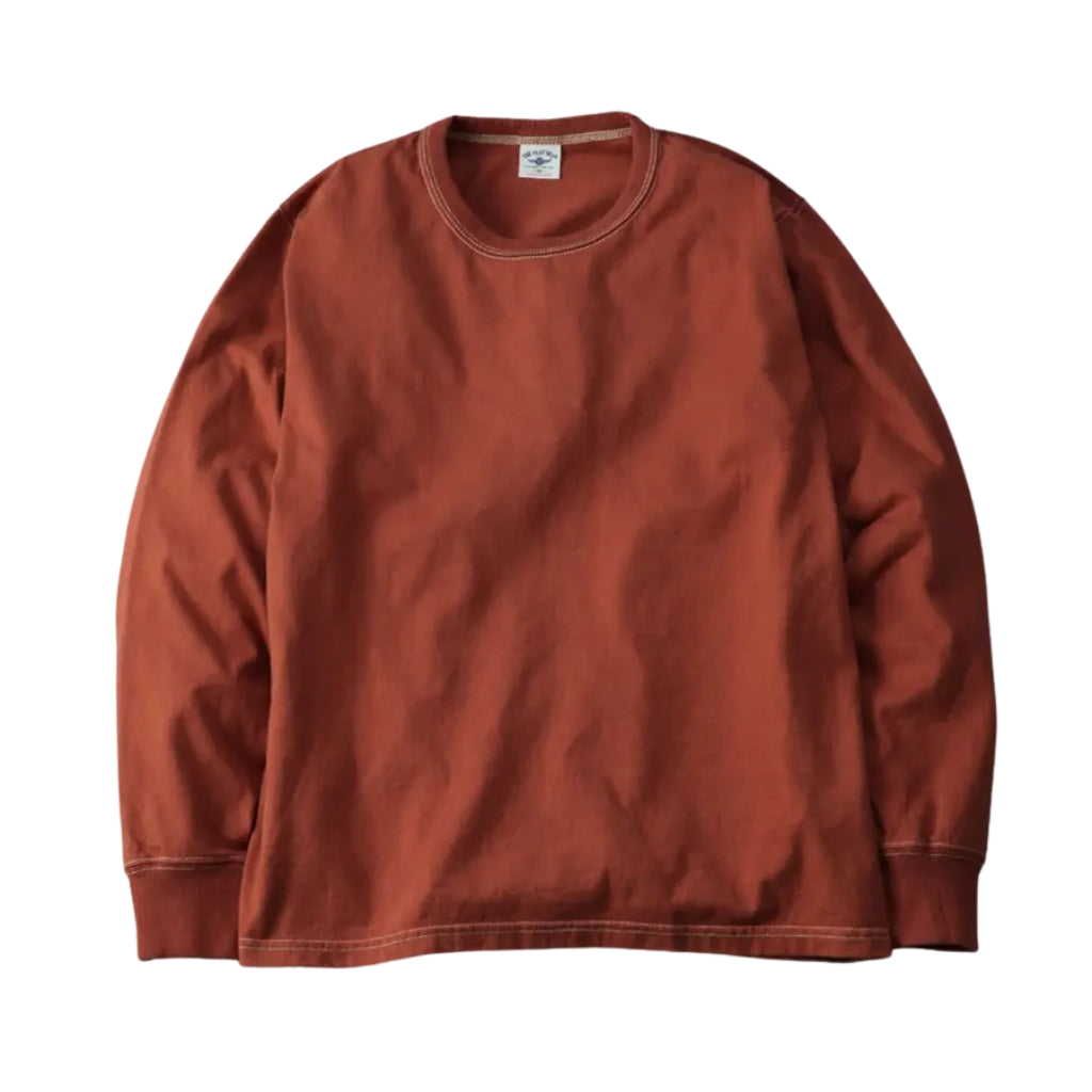 The Flat Head L/S Tee (Orange)