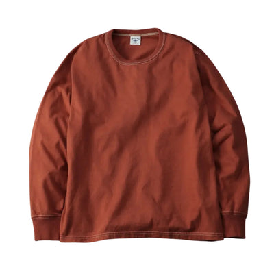The Flat Head L/S Tee (Orange)