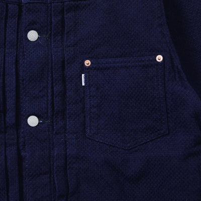 Omoto Denim 15oz. "Ori-Sashi" Sashiko Type 1 Jacket