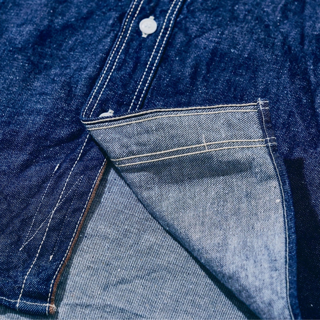 Samurai Jeans SJWS-SC02 10oz. Selvedge Denim Work Shirt