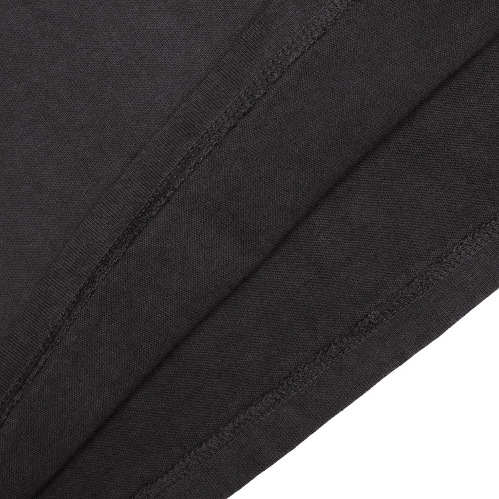 Studio D'Artisan 8213 Loopwheel Henley (Charcoal Black)
