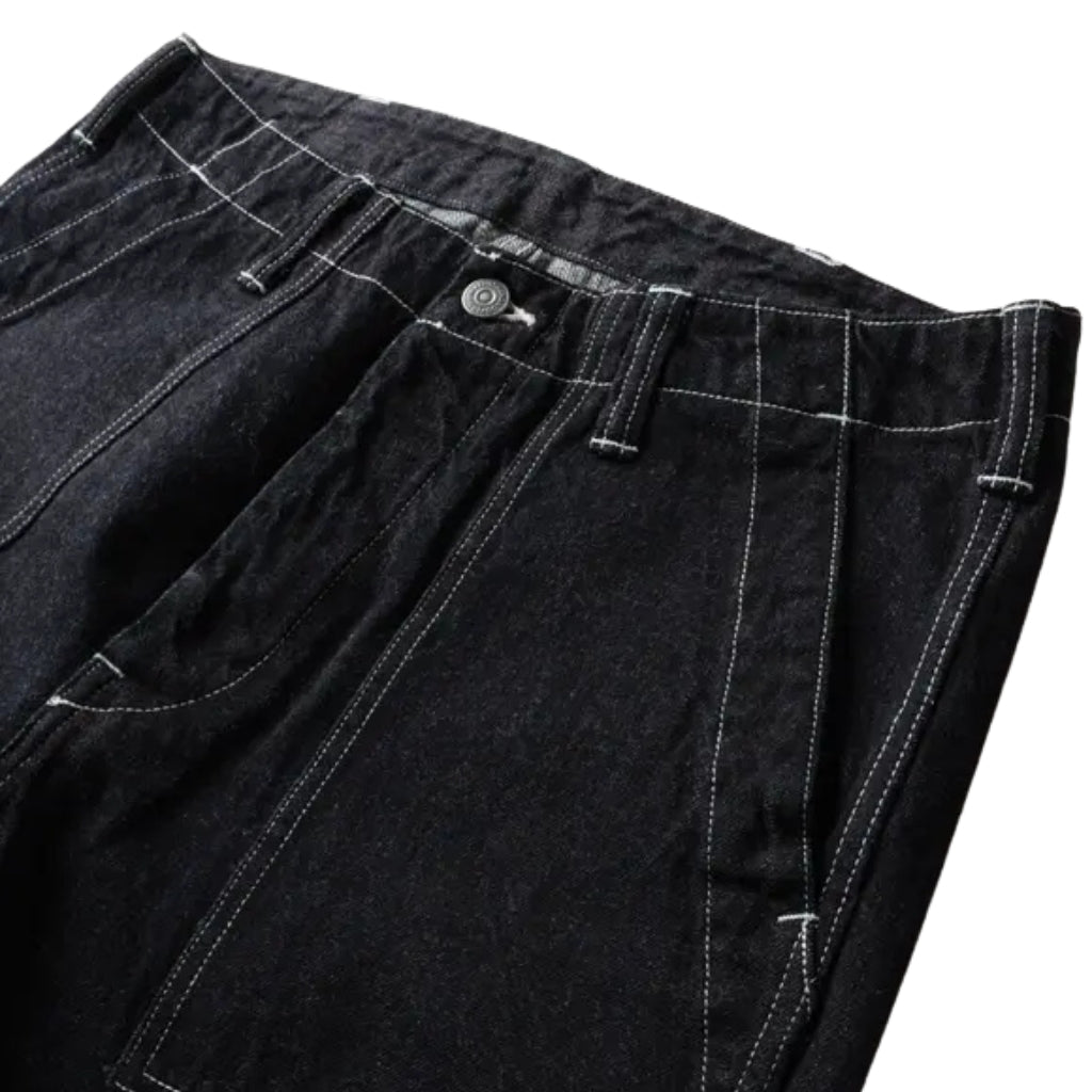 The Flat Head 12oz. Denim Baker Shorts - Okayama Denim
