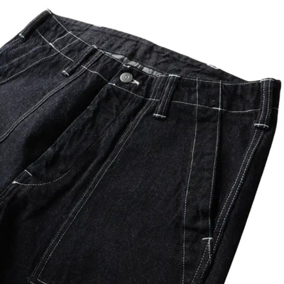 The Flat Head 12oz. Denim Baker Shorts - Okayama Denim