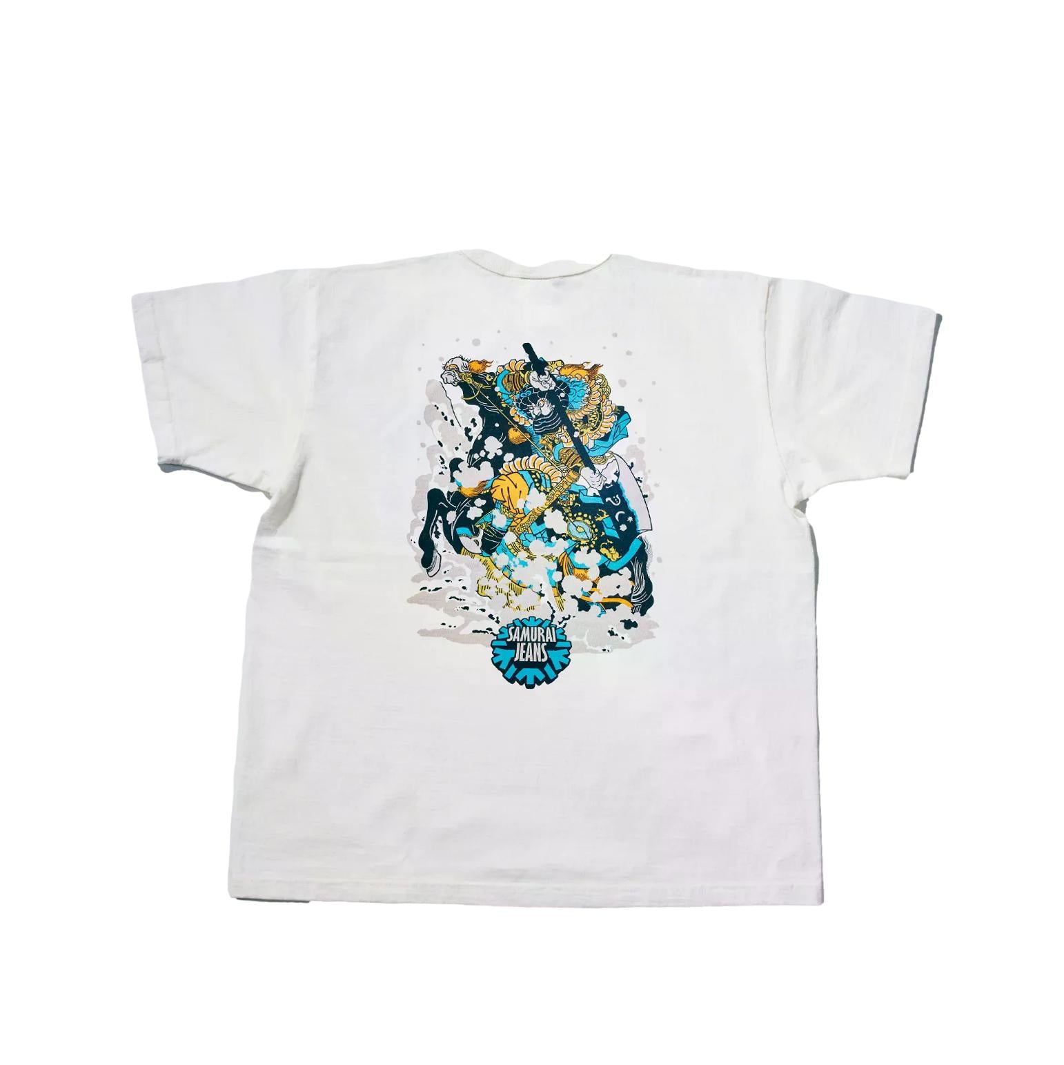 Samurai Jeans SJST26-102 Heavyweight Logo Print Tee