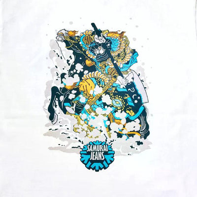 Samurai Jeans SJST26-102 Heavyweight Logo Print Tee