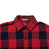 Studio D'Artisan Heavyweight Check Flannel Shirt (Red)