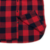 Studio D'Artisan Heavyweight Check Flannel Shirt (Red)