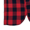 Studio D'Artisan Heavyweight Check Flannel Shirt (Red)