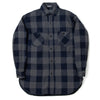 Studio D'Artisan Heavyweight Check Flannel Shirt (Gray)