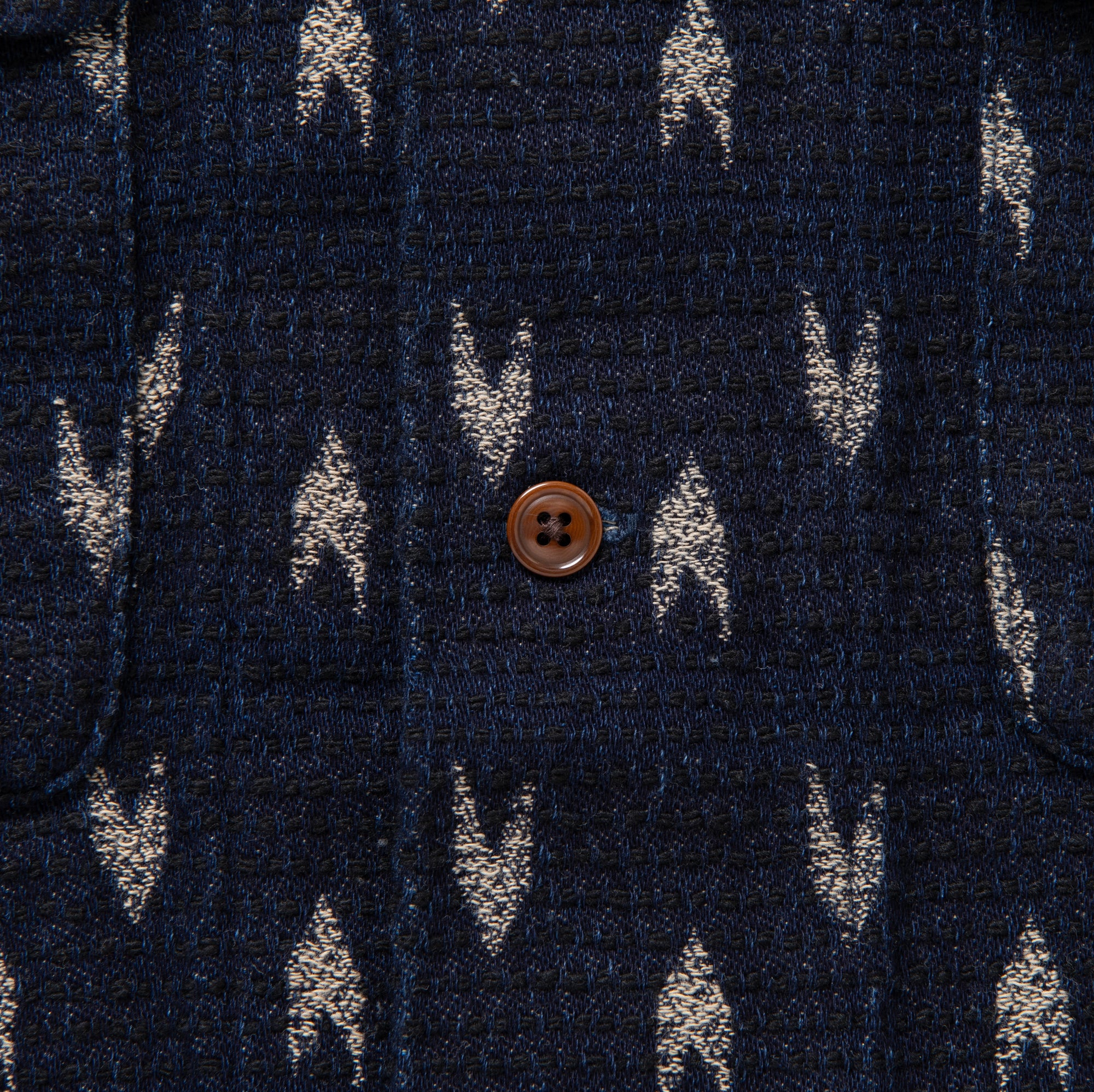 Studio D'Artisan Indigo "Arrow Kasuri" Sashiko Shirt