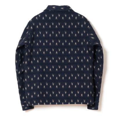 Studio D'Artisan Indigo "Arrow Kasuri" Sashiko Shirt