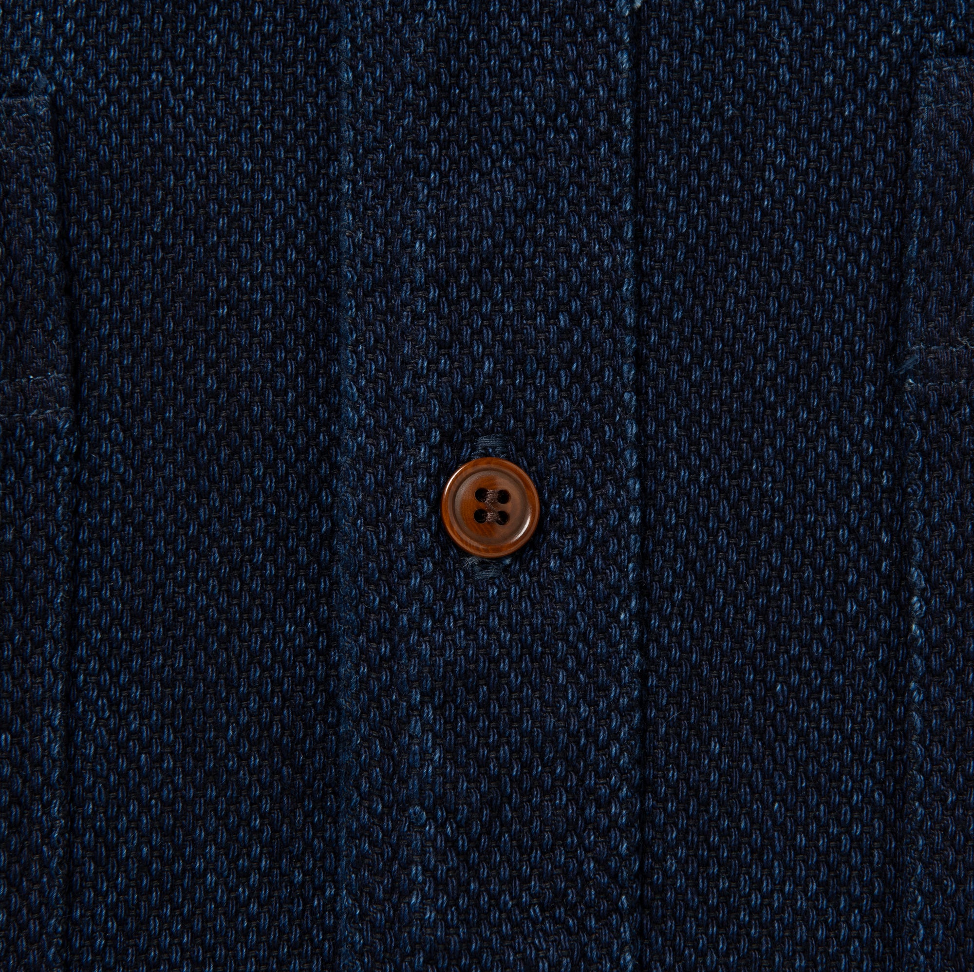 Studio D'Artisan Indigo Sashiko Work Shirt