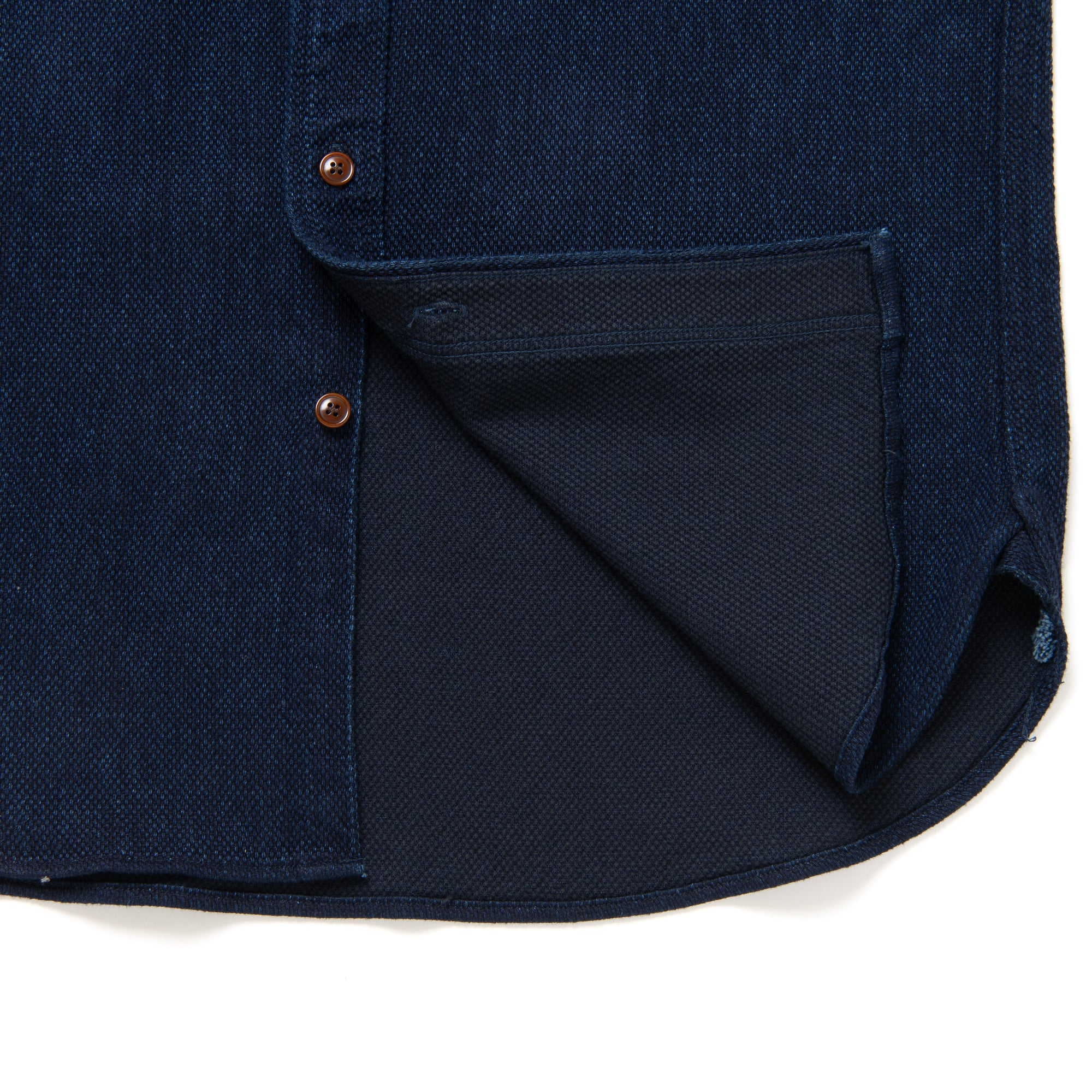 Studio D'Artisan Indigo Sashiko Work Shirt