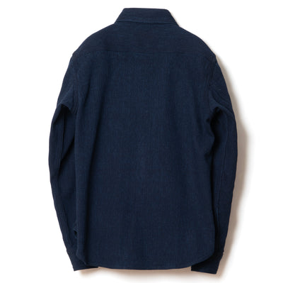Studio D'Artisan Indigo Sashiko Work Shirt