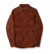 Studio D'Artisan "Amami Dorozome" Boro Jacquard Shirt (Brown)