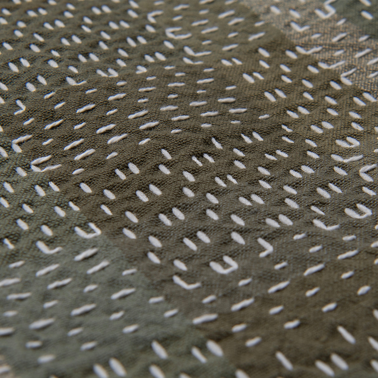 Studio D'Artisan "Noragi Army Sashiko" Work Shirt