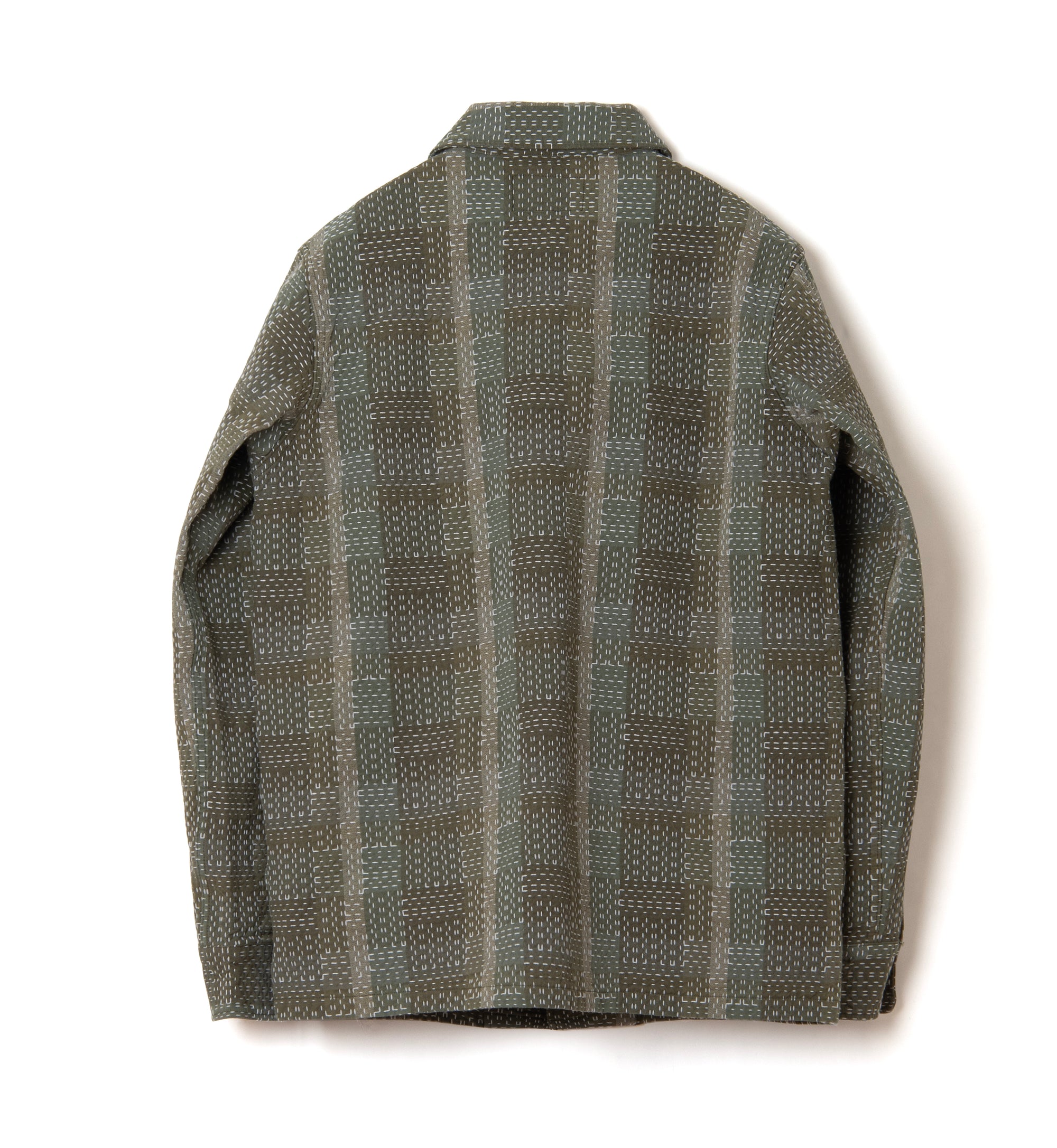 Studio D'Artisan "Noragi Army Sashiko" Work Shirt