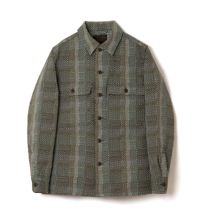 Studio D'Artisan "Noragi Army Sashiko" Work Shirt