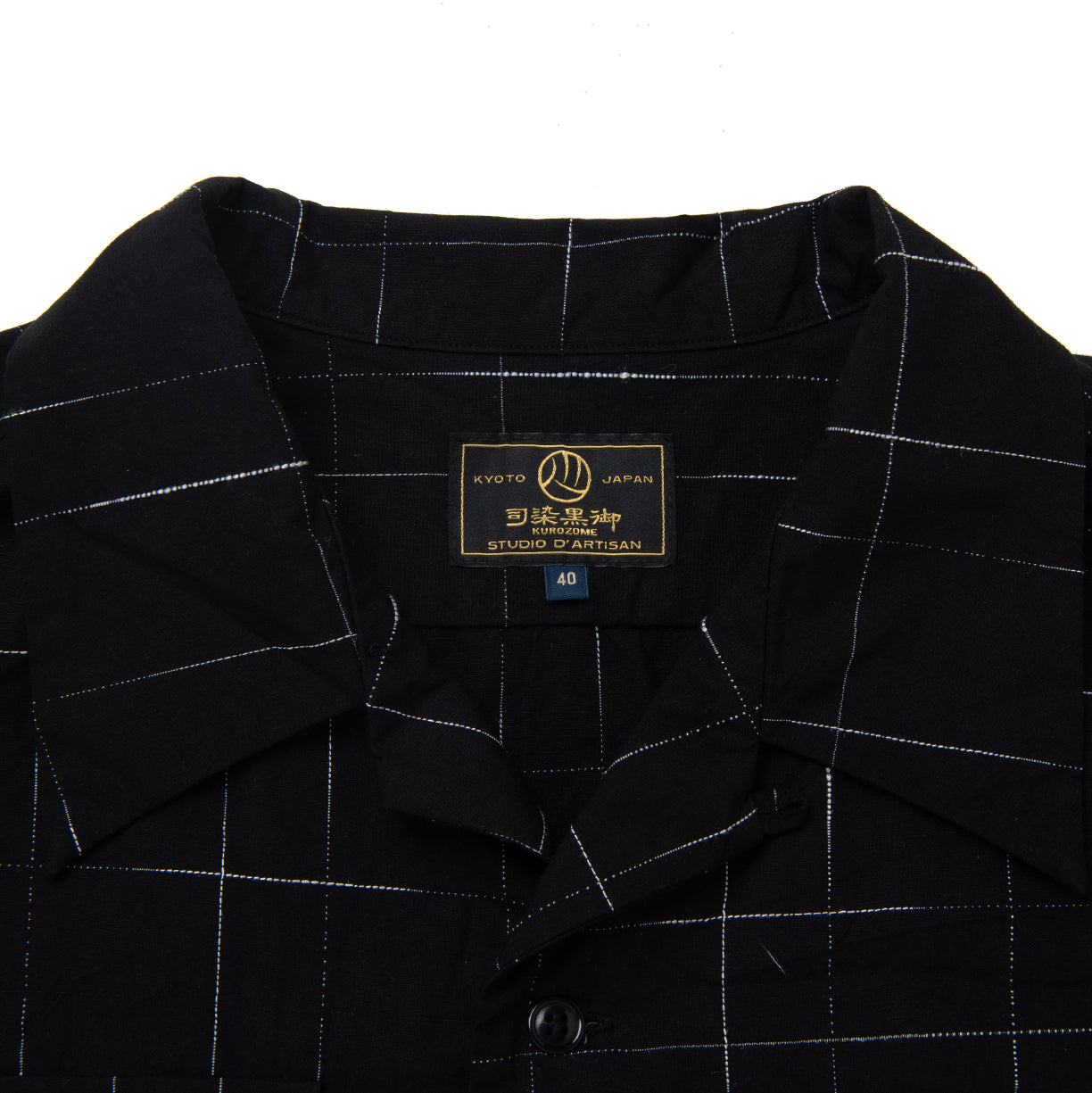 Studio D'Artisan "Kurozome" Kasuri S/S Shirt