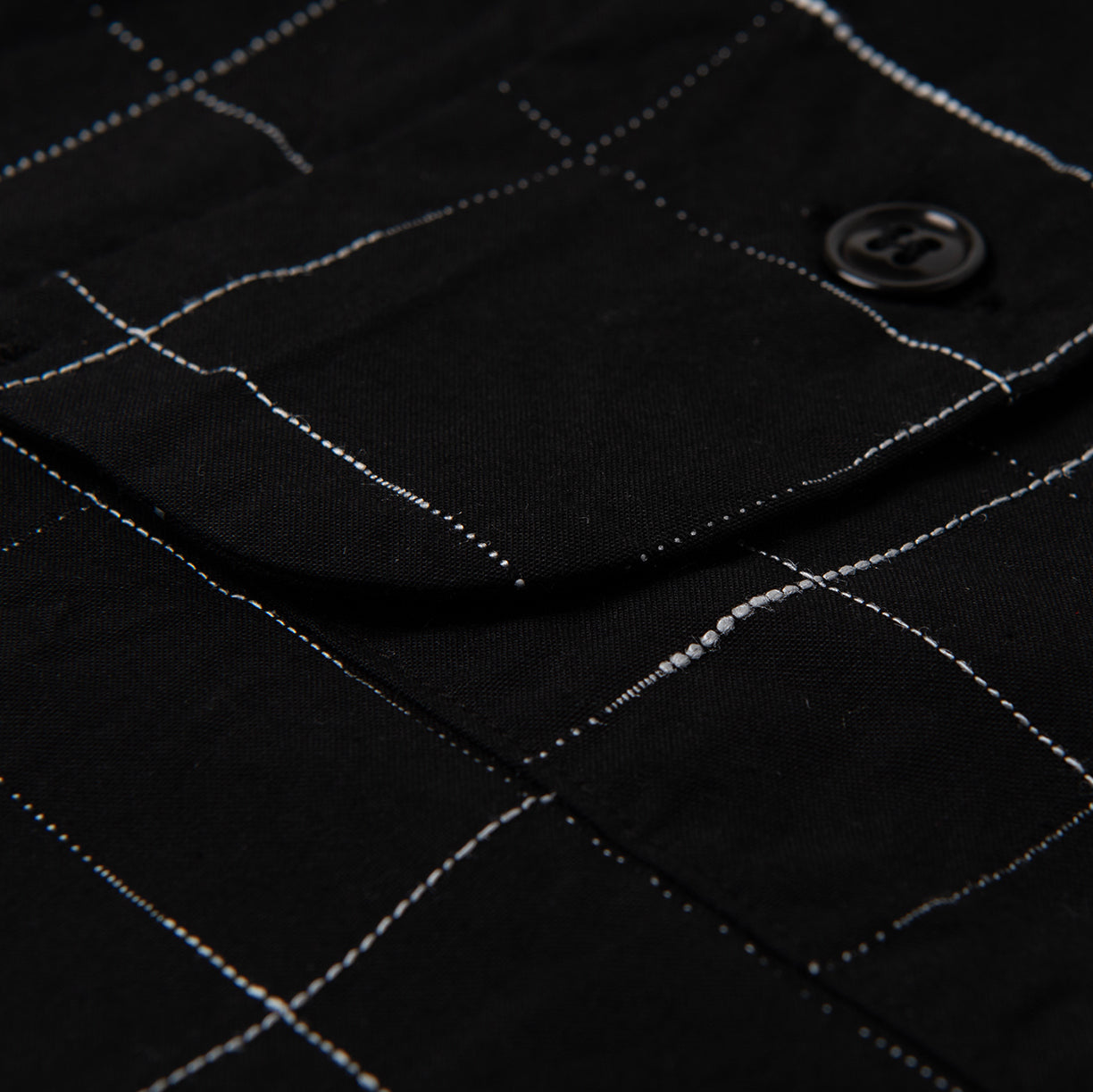 Studio D'Artisan "Kurozome" Kasuri S/S Shirt