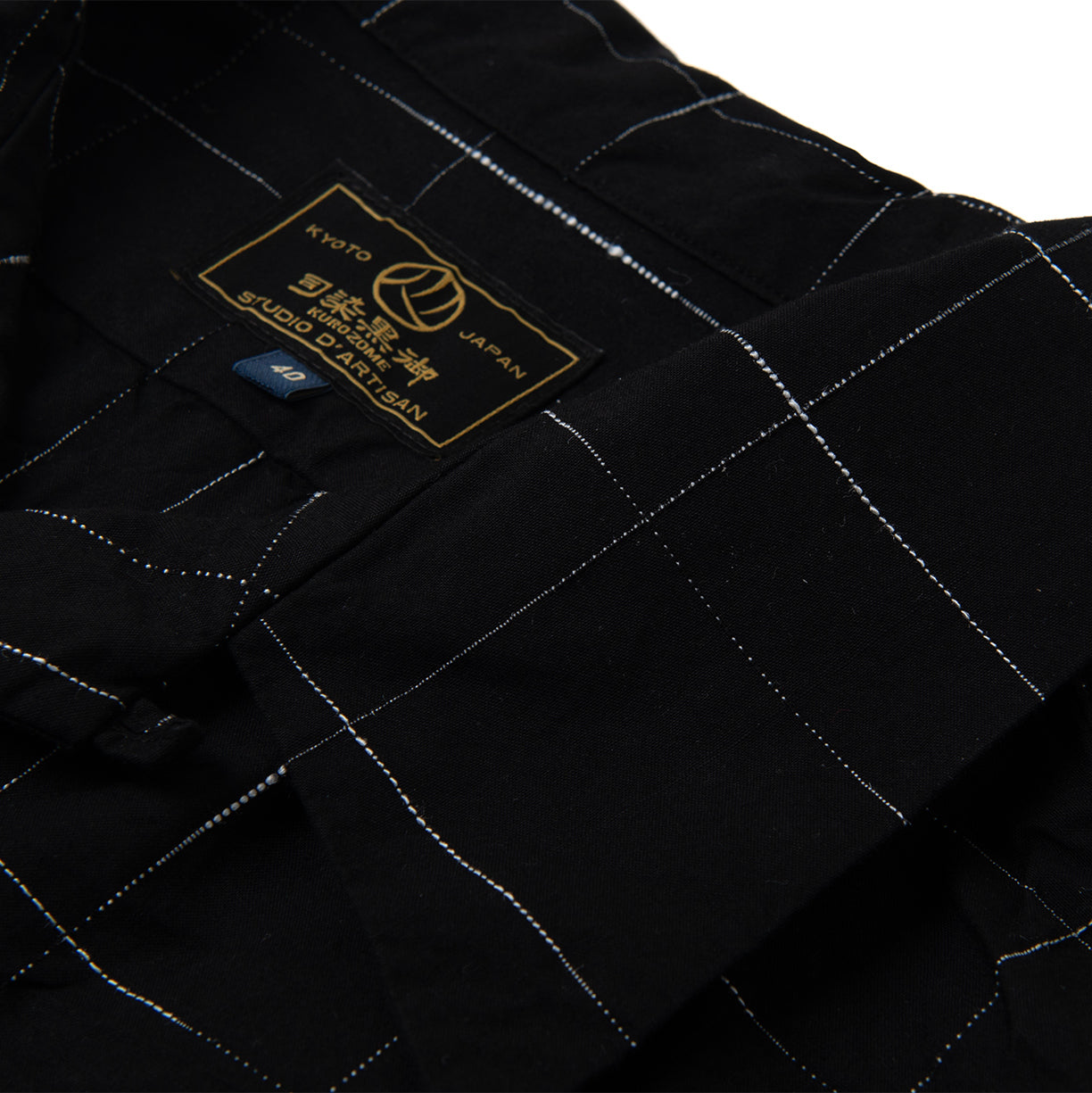 Studio D'Artisan "Kurozome" Kasuri S/S Shirt