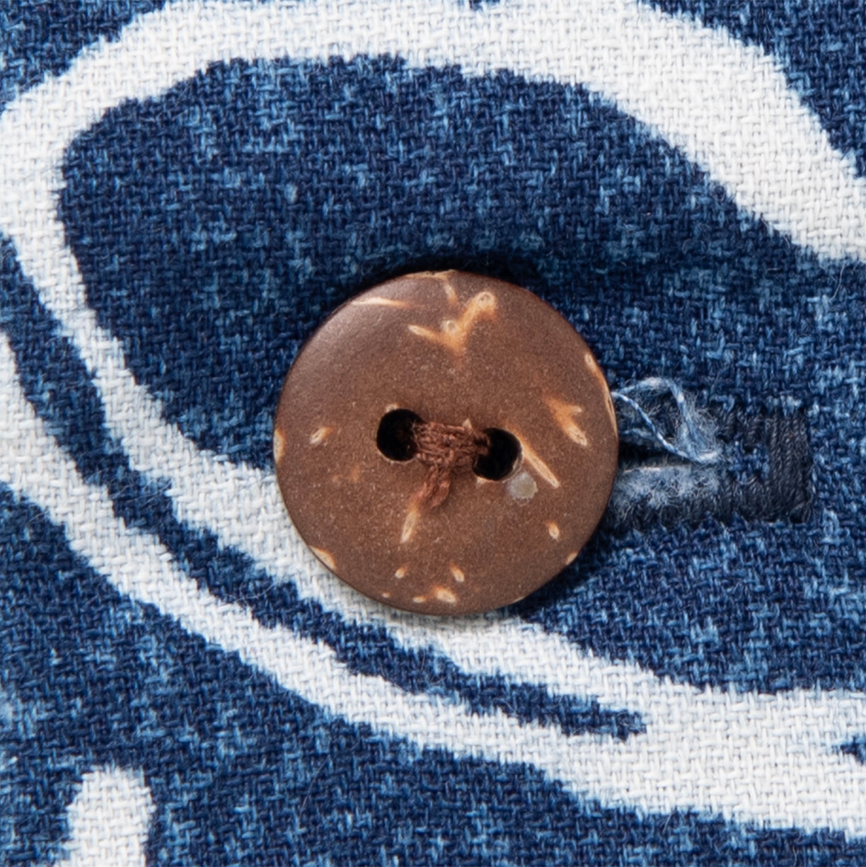 Studio D'Artisan Indigo Bassen Aloha Shirt