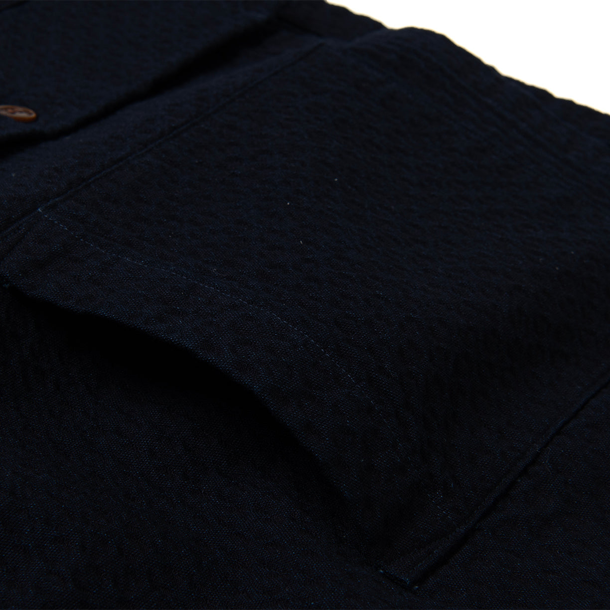 Studio D'Artisan Indigo Dobby S/S Shirt