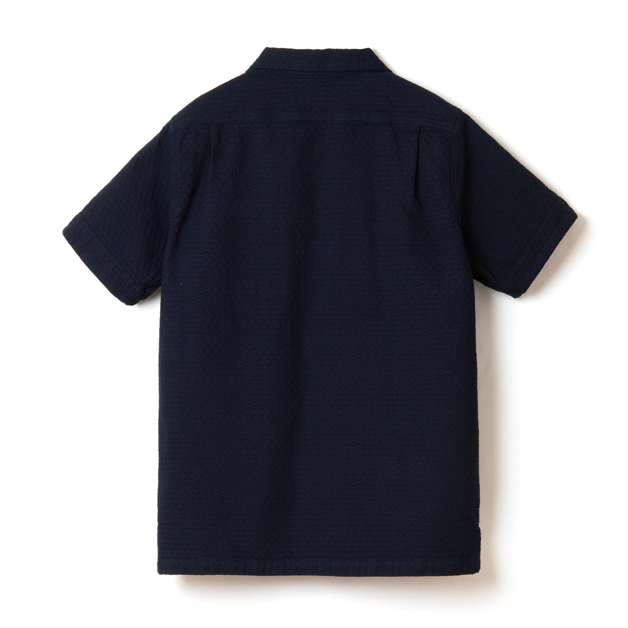 Studio D'Artisan Indigo Dobby S/S Shirt