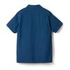 Studio D'Artisan Distressed Indigo Dobby S/S Shirt