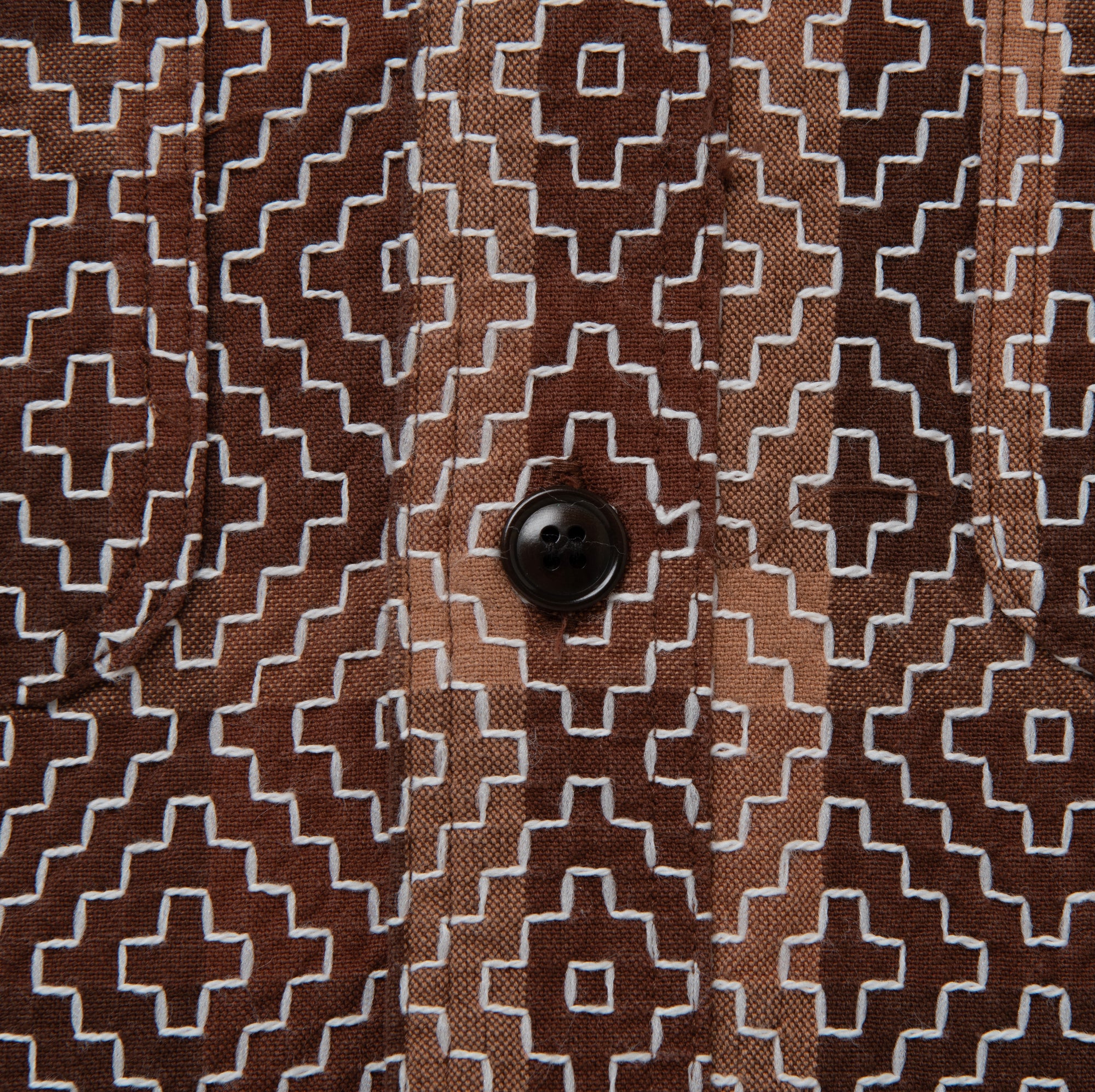 Studio D'Artisan "Kakishibu Noragi Sashiko" Work Shirt