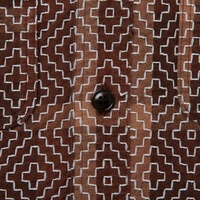 Studio D'Artisan "Kakishibu Noragi Sashiko" Work Shirt